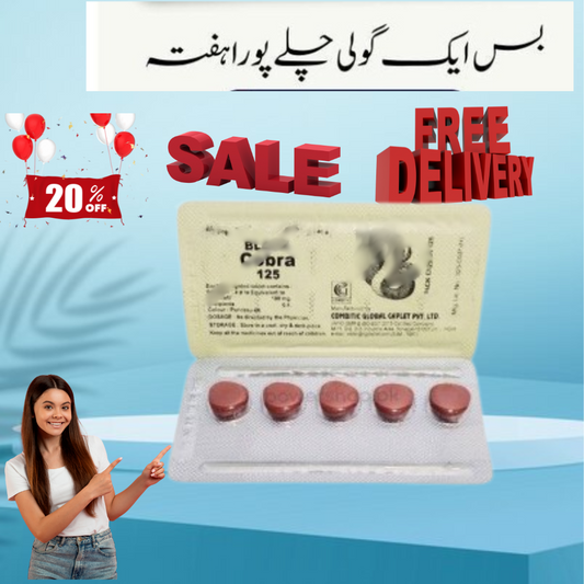 Bl@ck cobra pack of 4x20 tablet 125mg